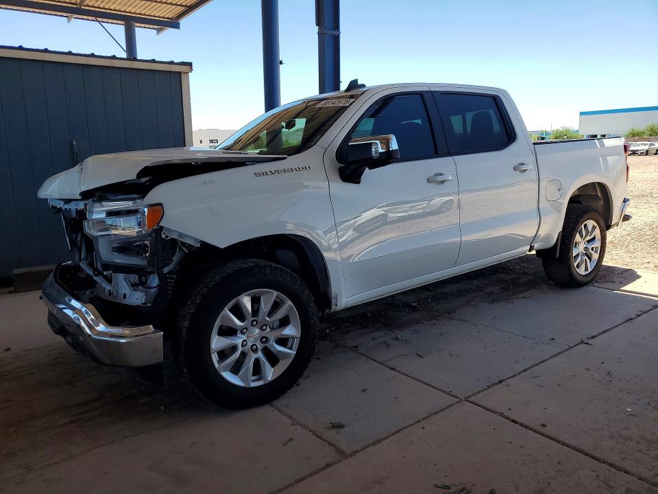 2026 Chevrolet Silverado VIN 3GCPACEK1TG156927 COPART salvage auction — FRONT END, Az - Cert Of Title - Salvage, sold $11,700 on 2026-07-09 (photo 1)