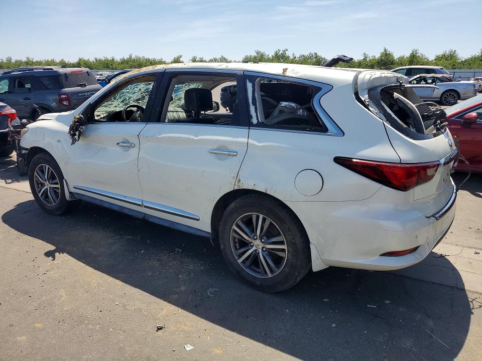 2020 Infiniti Qx60 VIN 5N1DL0MN6LC509507 COPART salvage auction — VANDALISM, Ca - Salvage Certificate, sold $500 on 2026-07-02 (photo 2)