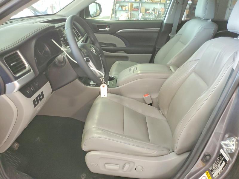 2017 Toyota Highlander VIN 5TDDZRFH9HS462459 COPART salvage auction — REAR END, Ne - Cert Of Title-Salvage, sold $10,800 on 2026-07-07 (photo 7)