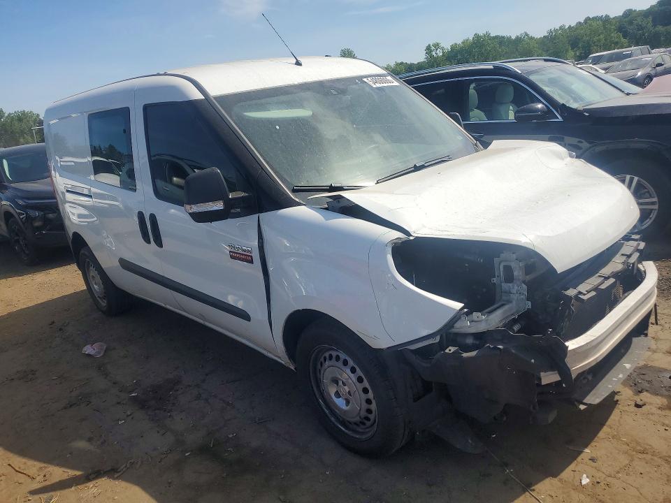 2019 Ram Promaster city VIN ZFBHRFAB0K6M08822 COPART salvage auction — FRONT END, Ct - Cert Of Title-Salvage, sold $950 on 2026-08-12 (photo 4)