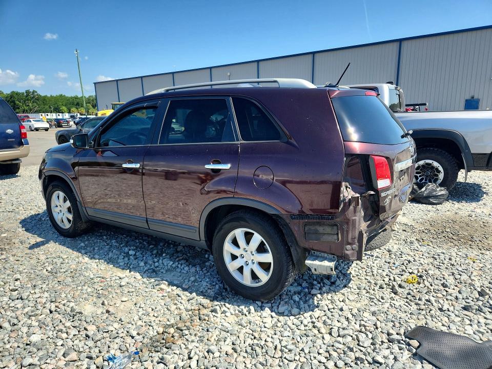 2012 Kia VIN 5XYKT3A69CG306066 COPART salvage auction — REAR END, Fl - Cert Of Title Slvg Rebuildable, sold $800 on 2026-07-08 (photo 2)
