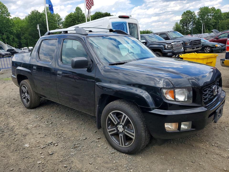 2013 Honda Ridgeline VIN 5FPYK1F73DB018725 COPART salvage auction — UNDERCARRIAGE, Ct - Cert Of Title-Salvage, sold $1,800 on 2026-07-02 (photo 4)