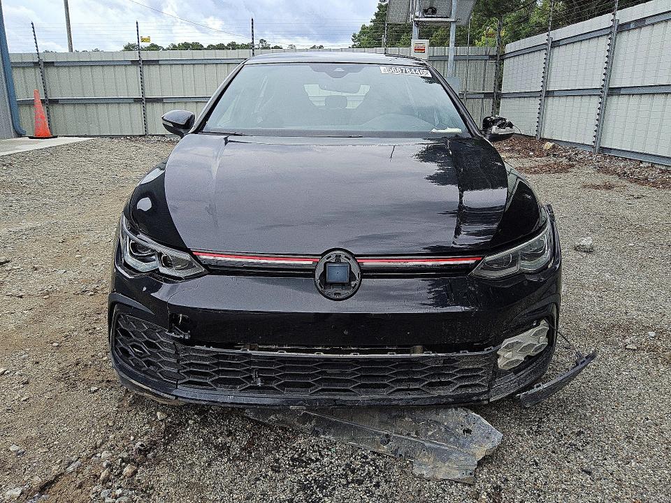2024 Volkswagen Gti VIN WVW3A7CD6RW129663 COPART salvage auction — FRONT END, GA - CERTIFICATE OF TITLE, sold $12,200 on 2026-07-09 (photo 5)