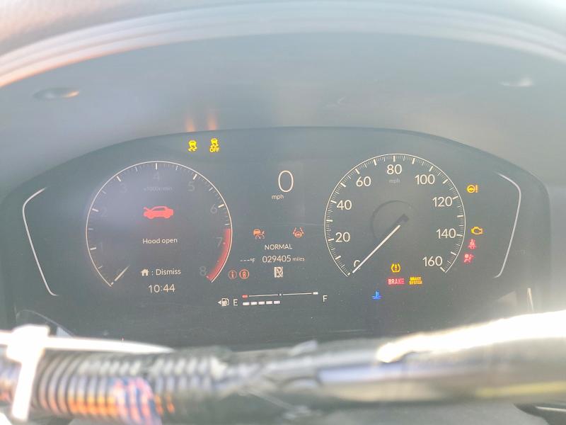 2025 Honda Civic VIN 2HGFE2F55SH529437 COPART salvage auction — VANDALISM, Ca - Salvage Certificate, sold $7,400 on 2026-08-22 (photo 9)