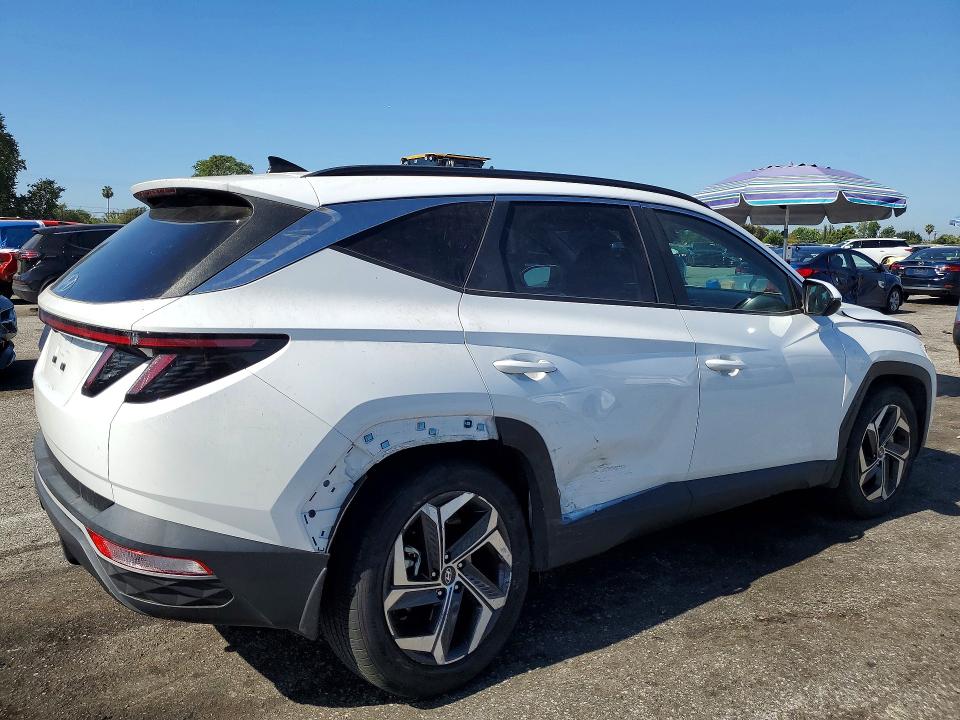 2023 Hyundai Tucson VIN 5NMJF3AE5PH263481 COPART salvage auction — FRONT END, Ca - Salvage Certificate, sold $7,100 on 2026-07-31 (photo 3)
