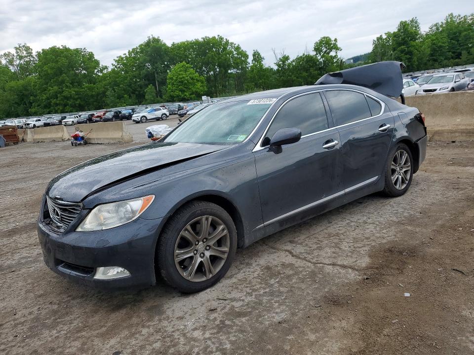 2008 Lexus Ls 460 VIN JTHBL46F585062350 COPART salvage auction — REAR END, NY - MV-907A SALVAGE CERTIFICATE, sold $850 on 2026-07-14 (photo 1)