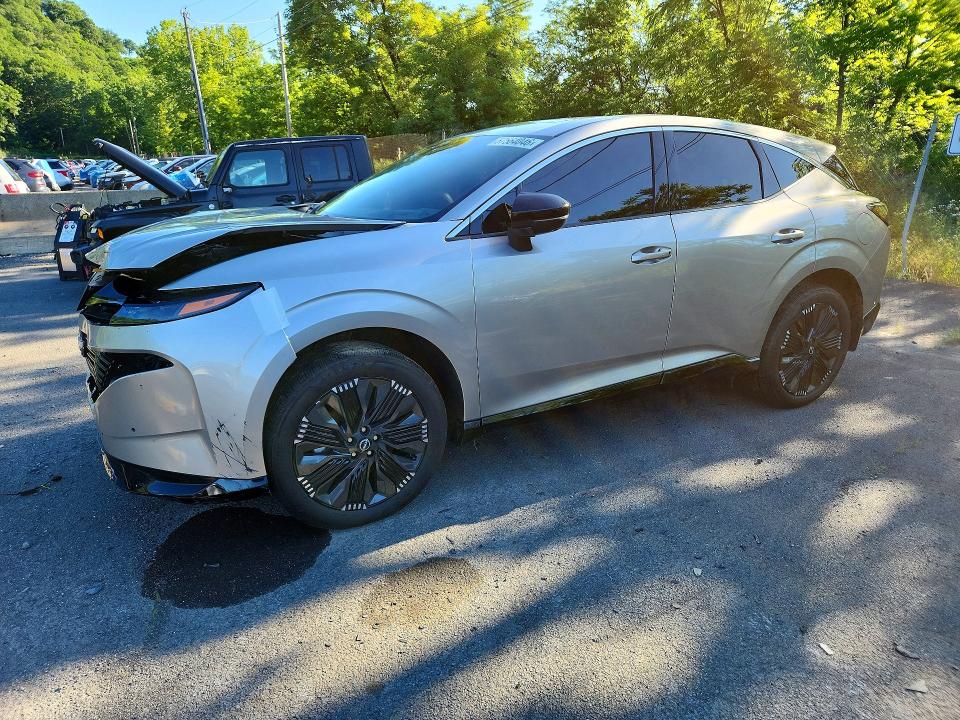 2025 Nissan Murano VIN 5N1AZ3DT3SC122705 COPART salvage auction — FRONT END, Nj - Cert Of Title-Salvage, sold $11,800 on 2026-07-30 (photo 1)