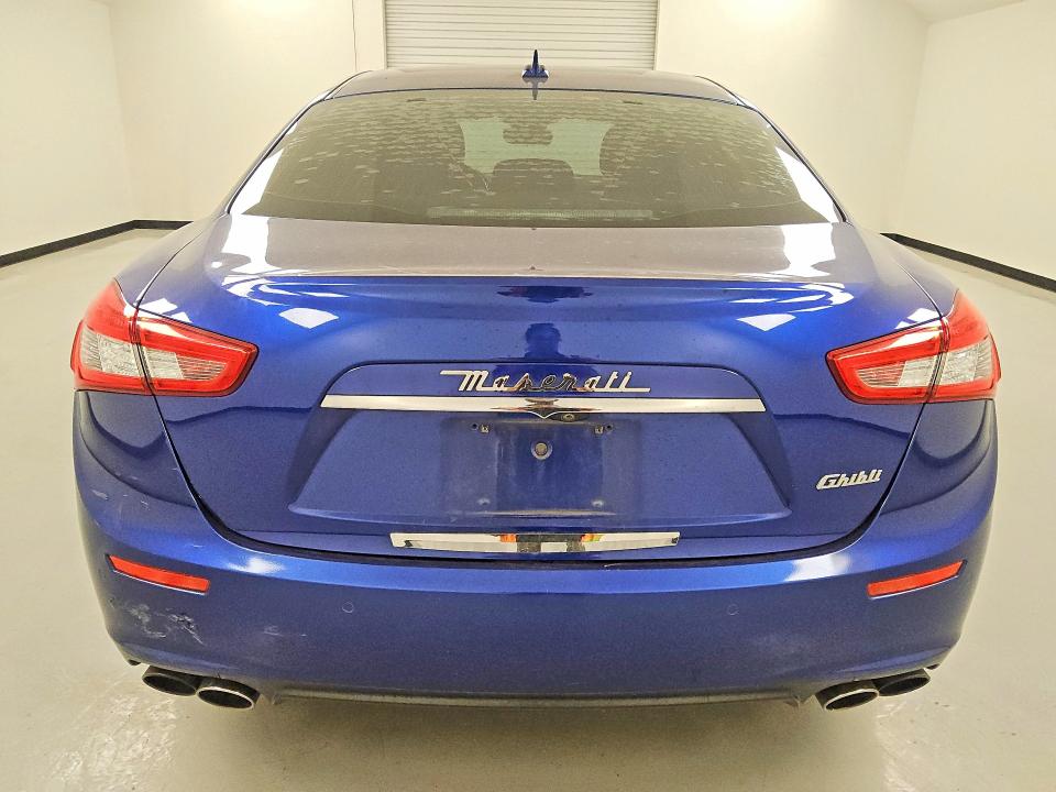 2017 Maserati Ghibli VIN ZAM57XSA3H1242332 COPART salvage auction — MECHANICAL, Tx - Certificate Of Title, sold $2,850 on 2026-07-16 (photo 6)