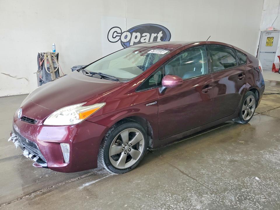 2013 Toyota Prius VIN JTDKN3DU9D5597599 COPART salvage auction — FRONT END, WV - CERTIFICATE OF TITLE, sold $1,900 on 2026-07-16 (photo 1)