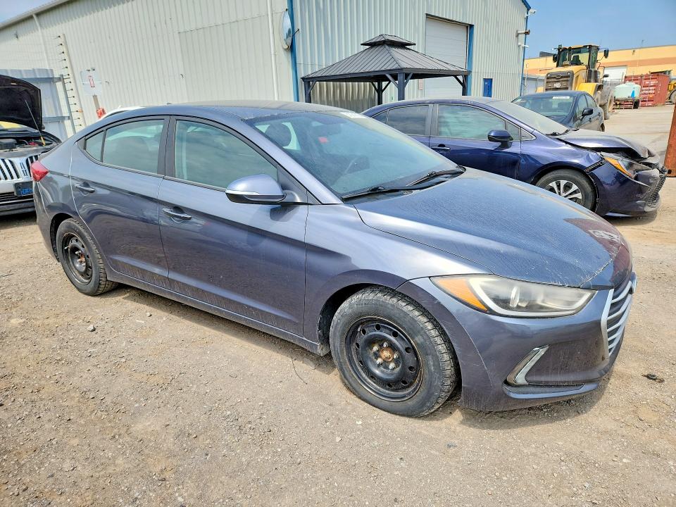 2017 Hyundai Elantra VIN KMHD84LF3HU139525 COPART salvage auction — REAR END, On - Permit Salvage, sold $2,200 on 2026-07-02 (photo 4)
