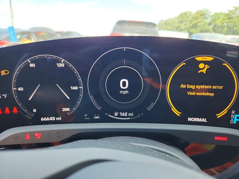 2021 Porsche Taycan VIN WP0AA2Y13MSA13431 COPART salvage auction — FRONT END, Ga - Cert Of Title-Salvage, sold $23,300 on 2026-07-10 (photo 9)