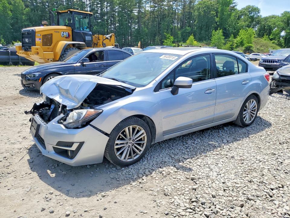 2015 Subaru Impreza VIN JF1GJAK63FH011979 COPART salvage auction — FRONT END, Ma - Cert Of Title-Reconstrctd Coll, sold $375 on 2026-07-16 (photo 1)