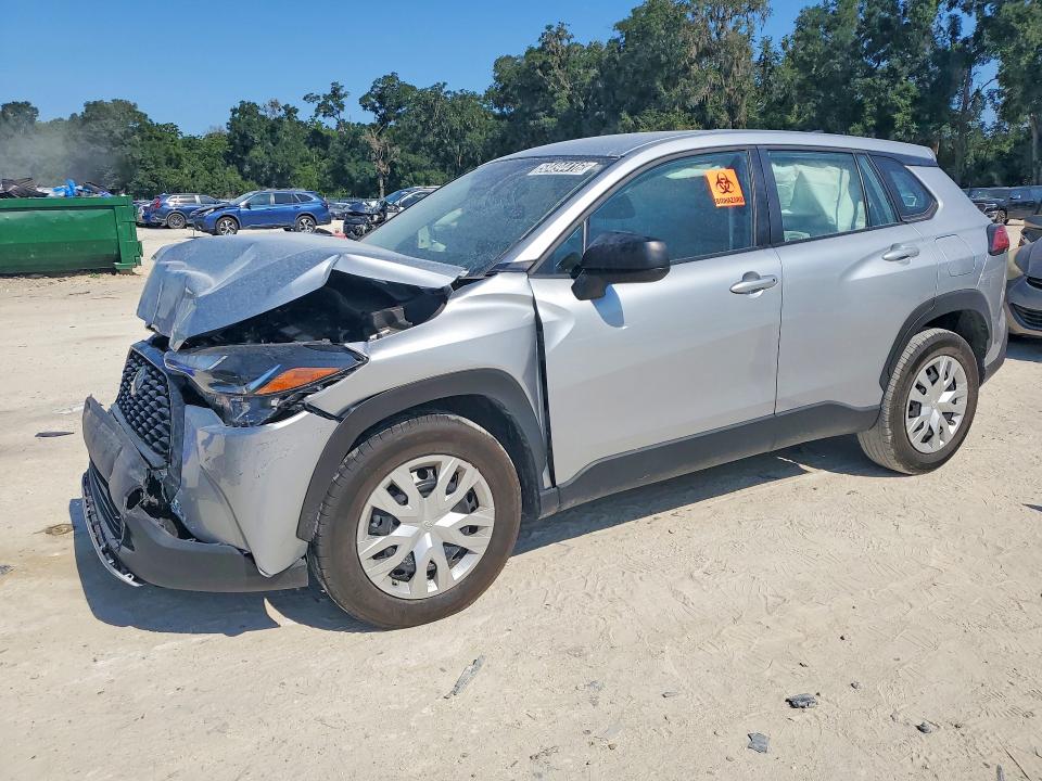 2025 Toyota Corolla cross VIN 7MUAAAAG8SV123814 COPART salvage auction — FRONT END, Fl - Certificate Of Title, sold $7,200 on 2026-07-21 (photo 1)