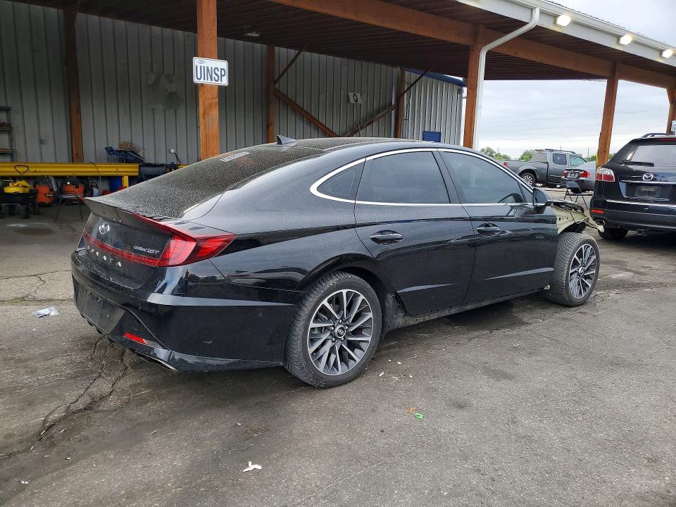 2022 Hyundai Sonata VIN KMHL34J26NA200907 COPART salvage auction — FRONT END, Co - Salvage Title, sold $3,350 on 2026-07-21 (photo 3)