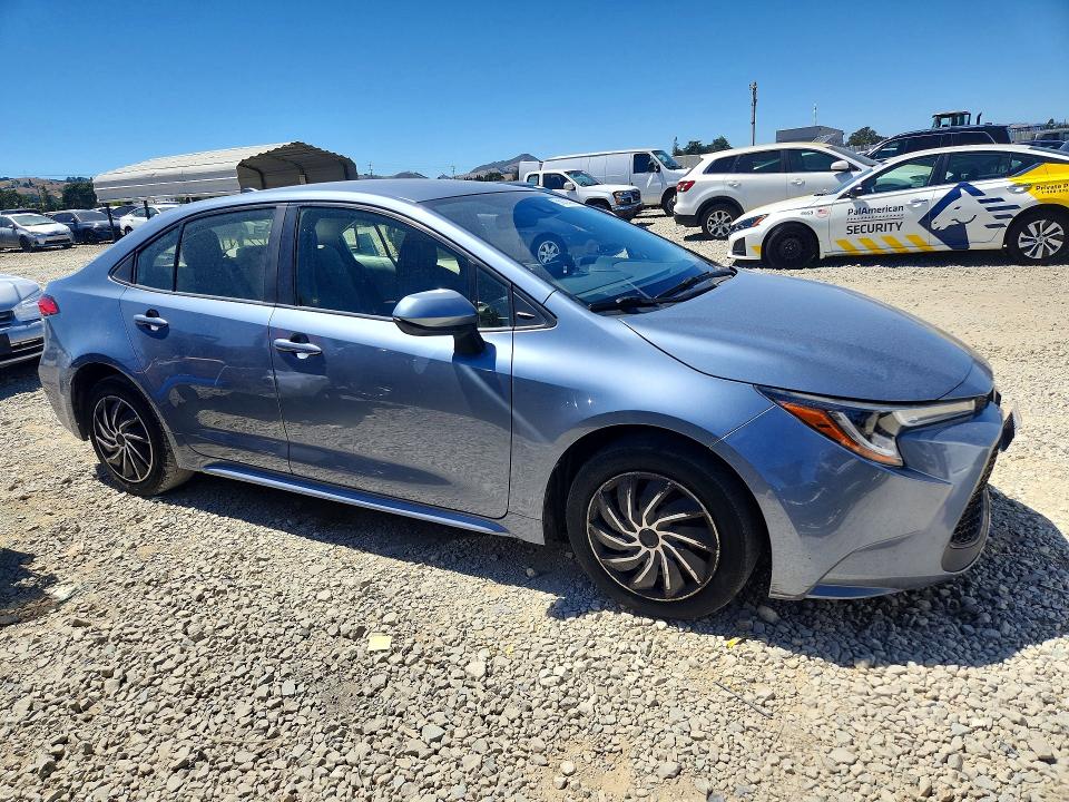 2020 Toyota Corolla VIN JTDEPRAEXLJ027205 COPART salvage auction — SIDE, Ca - Salvage Certificate, sold $3,600 on 2026-07-07 (photo 4)