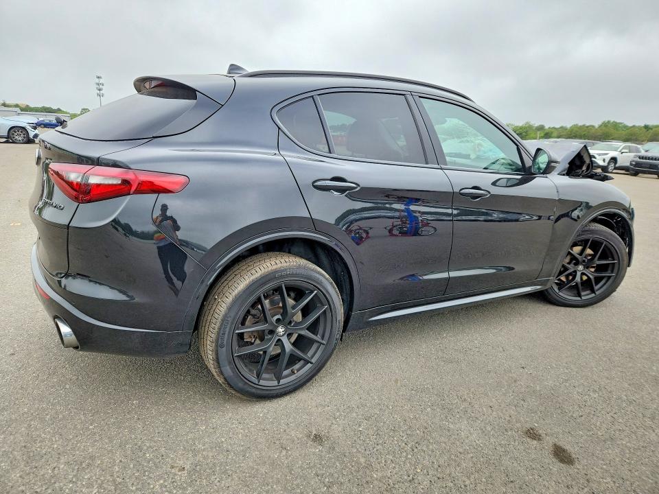 2021 Alfa romeo Stelvio VIN ZASPAKBN7M7D19531 COPART salvage auction — FRONT END, Ny - Mv-907A Salvage Certificate, sold $3,650 on 2026-07-13 (photo 3)