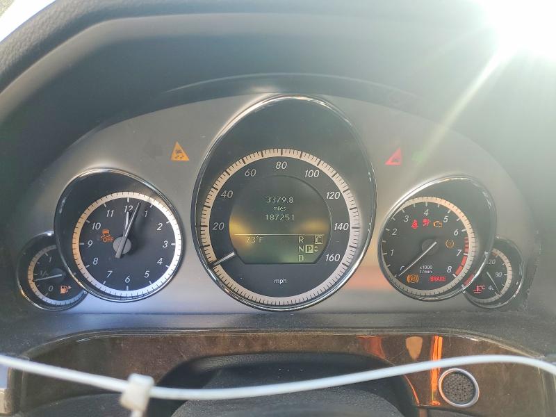 2010 Mercedes-benz E-class VIN WDDHF5GB6AA114995 COPART salvage auction — FRONT END, CA - SALVAGE CERTIFICATE, sold $475 on 2026-07-16 (photo 9)