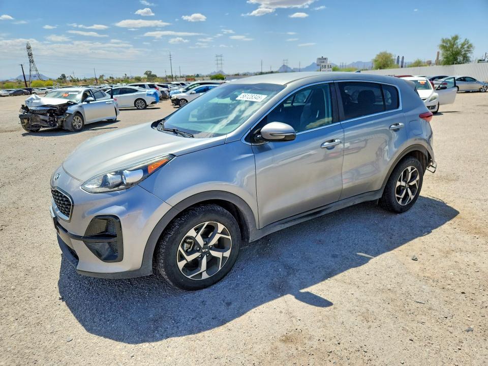 2020 Kia Sportage VIN KNDPM3AC1L7824243 COPART salvage auction — REAR END, Az - Cert Of Title - Salvage, sold $3,550 on 2026-07-10 (photo 1)