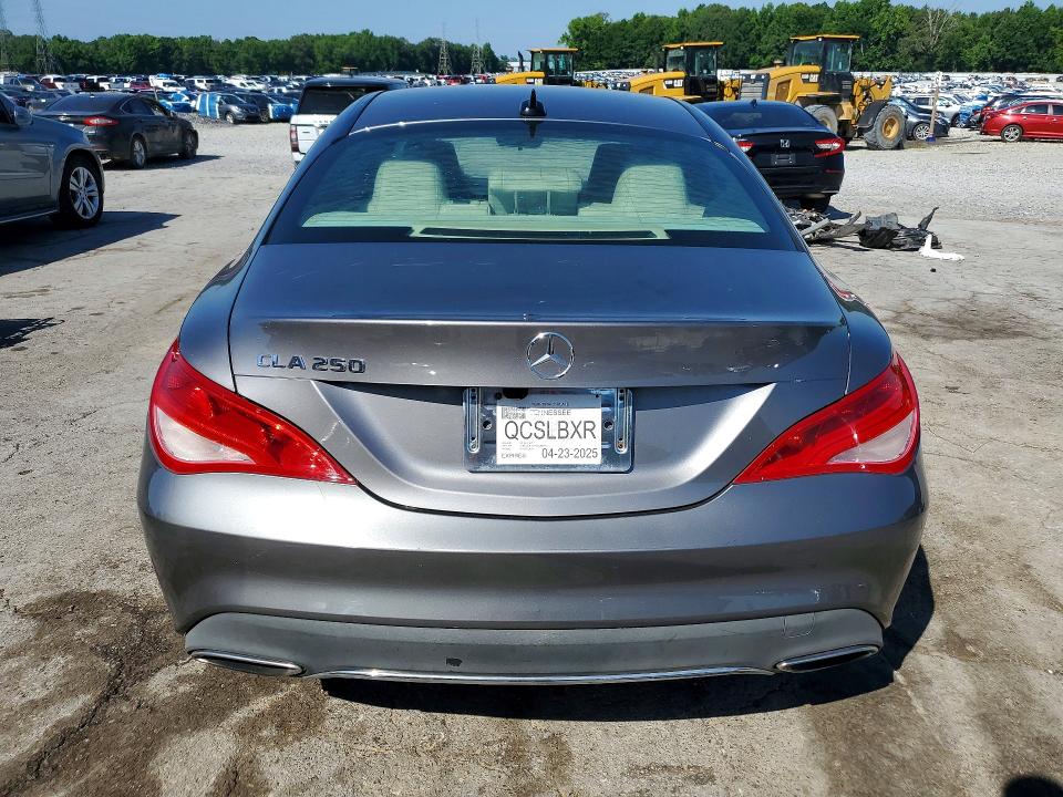 2018 Mercedes-benz Cla-klasse VIN WDDSJ4EBXJN540084 COPART salvage auction — NORMAL WEAR, Tn - Certificate Of Title, sold $1,750 on 2026-07-21 (photo 6)