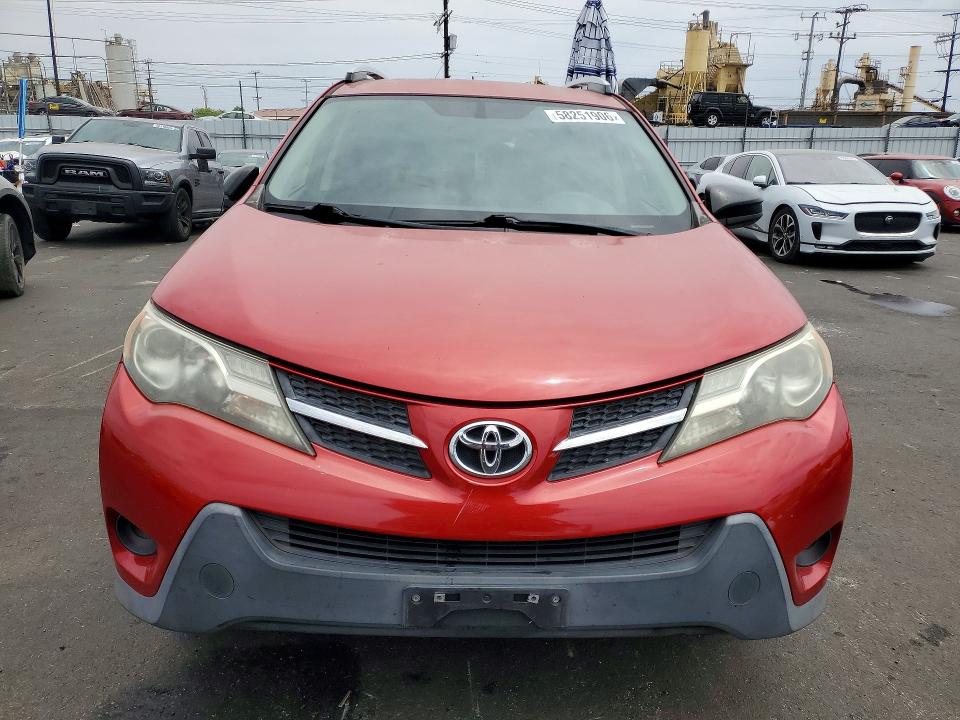 2014 Toyota Rav 4 VIN JTMZFREVXED025941 COPART salvage auction — FRONT END, Ca - Salvage Certificate, sold $4,150 on 2026-07-27 (photo 5)