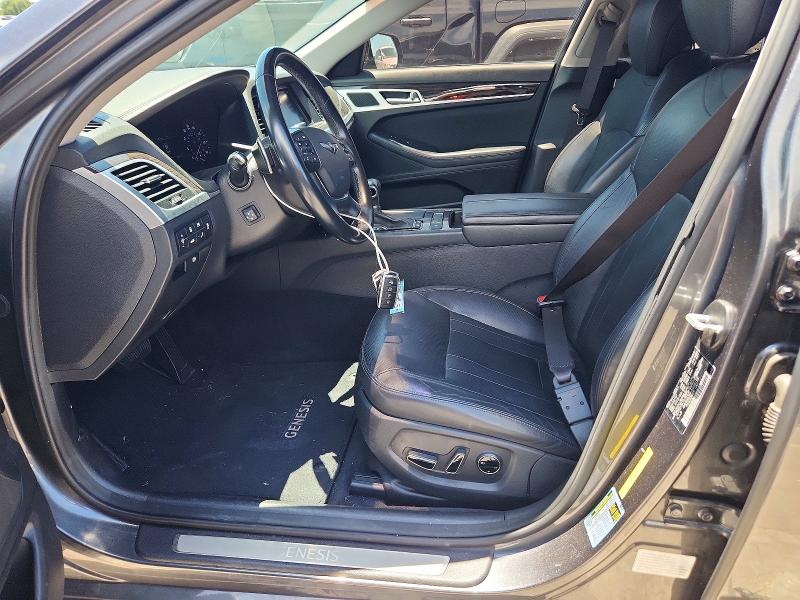 2018 Genesis G80 VIN KMHGN4JE6JU236112 COPART salvage auction — FRONT END, Tx - Salvage Vehicle Title, sold $3,350 on 2026-07-30 (photo 7)