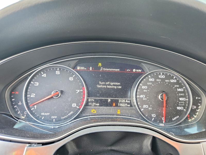 2016 Audi A6 VIN WAUGFAFC3GN058148 COPART salvage auction — FRONT END, Oh - Cert Of Title-Salvage, sold $2,900 on 2026-07-02 (photo 9)