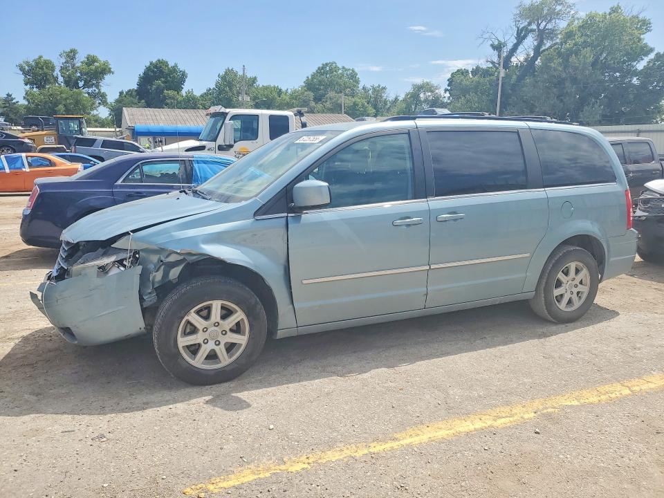 2010 Chrysler Voyager VIN 2A4RR5DX8AR353301 COPART salvage auction — FRONT END, Ks - Cert Of Title-Salvage, sold $450 on 2026-07-27 (photo 1)