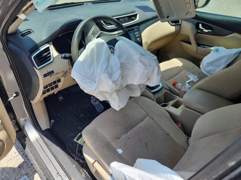 2016 Nissan Rogue VIN JN8AT2MT8GW006944 COPART salvage auction — FRONT END, Tx - Salvage Vehicle Title, sold $400 on 2026-07-16 (photo 8)