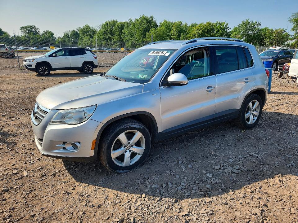 2010 Volkswagen Tiguan VIN WVGBV7AX1AW001912 COPART salvage auction — FRONT END, Pa - Reconstructed Clean, sold $375 on 2026-08-05 (photo 1)