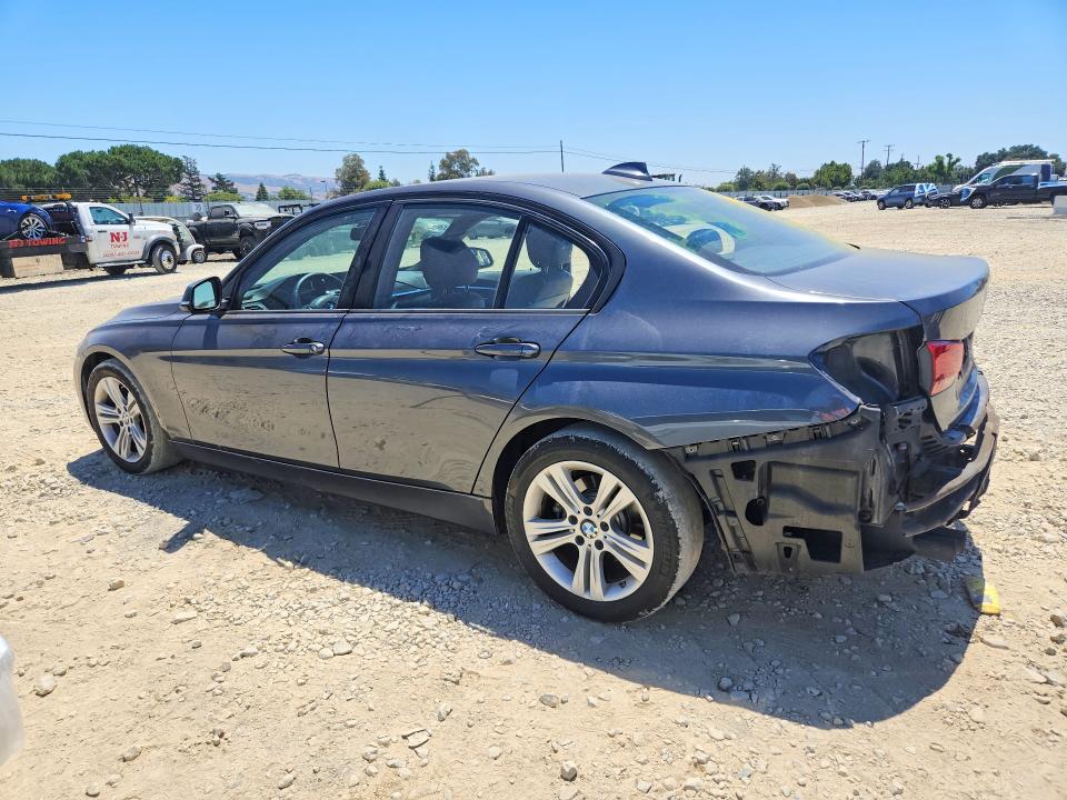 2016 BMW VIN WBA8E9C55GK646968 COPART salvage auction — REAR END, Ca - Salvage Certificate, sold $1,000 on 2026-07-07 (photo 2)