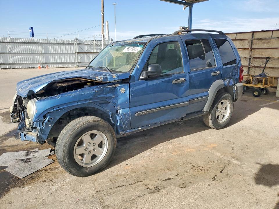 2006 Jeep Liberty VIN 1J4GL48K16W178258 COPART salvage auction — FRONT END, Nm - Certificate Of Title (P), sold $125 on 2026-07-08 (photo 1)