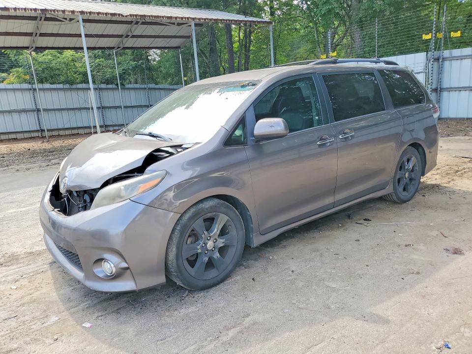 2015 Toyota Sienna VIN 5TDXK3DC7FS601054 — COPART salvage auction photo