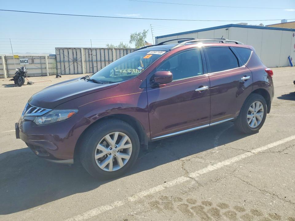 2014 Nissan VIN JN8AZ1MU9EW412763 COPART salvage auction — FRONT END, Tx - Salvage Vehicle Title, sold $2,300 on 2026-07-10 (photo 1)