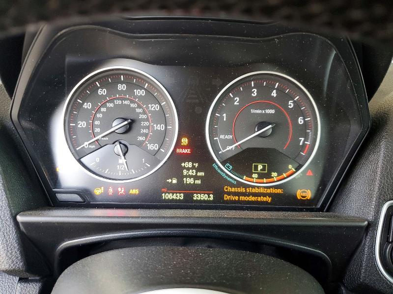 2015 BMW VIN WBA1J9C54FVX99254 COPART salvage auction — FRONT END, Ca - Salvage Certificate, sold $200 on 2026-08-03 (photo 9)