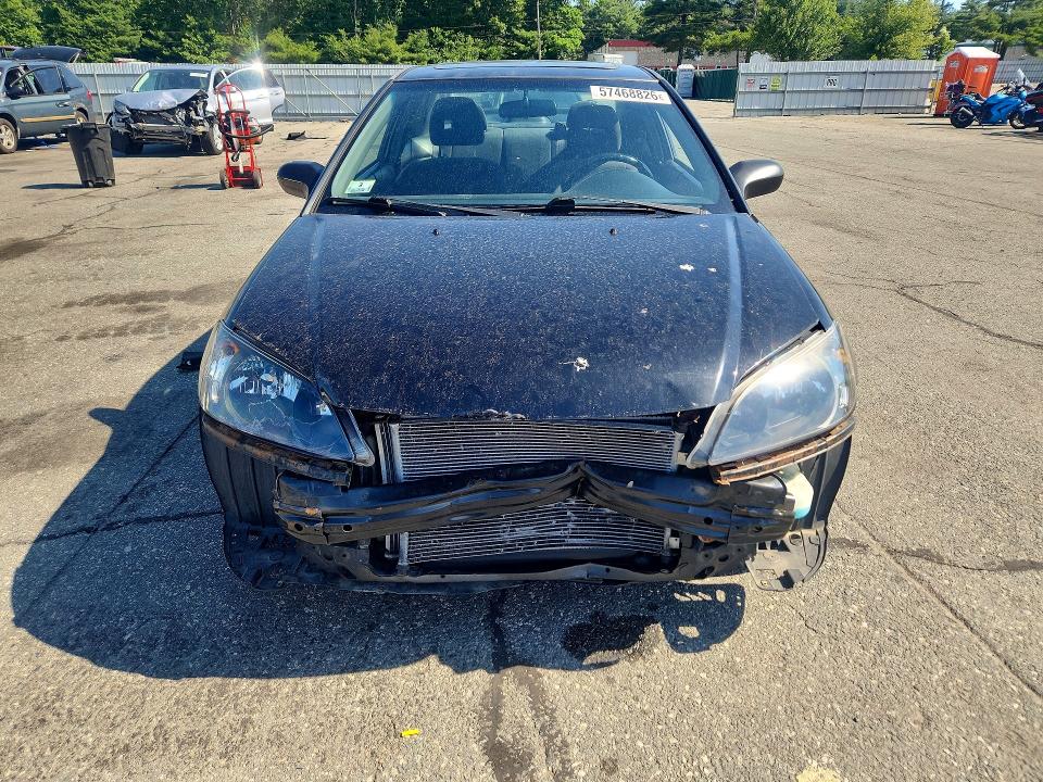 2005 Honda Civic VIN 1HGEM22935L021336 COPART salvage auction — BURN, Ri - Salvage Certificate Of Title, sold $475 on 2026-07-23 (photo 5)