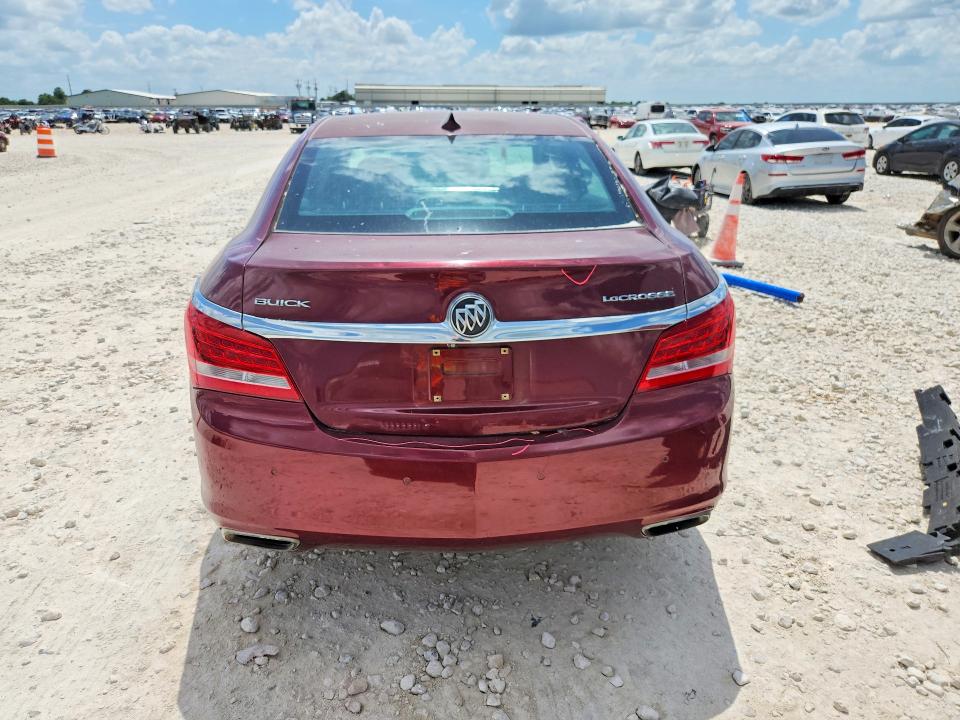 2016 Buick Lacrosse VIN 1G4GB5G37GF185978 COPART salvage auction — FRONT END, Tx - Salvage Vehicle Title, sold $1,300 on 2026-07-09 (photo 6)