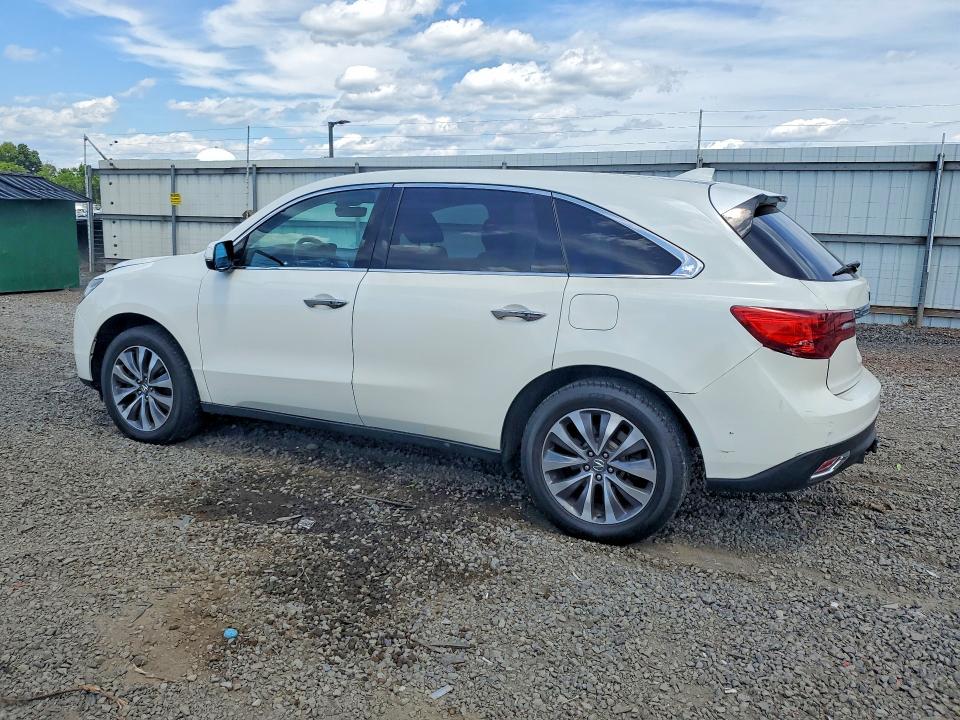 2016 Acura VIN 5FRYD4H40GB047125 COPART salvage auction — FRONT END, NJ - CERT OF TITLE-SALVAGE, sold $3,750 on 2026-07-28 (photo 2)