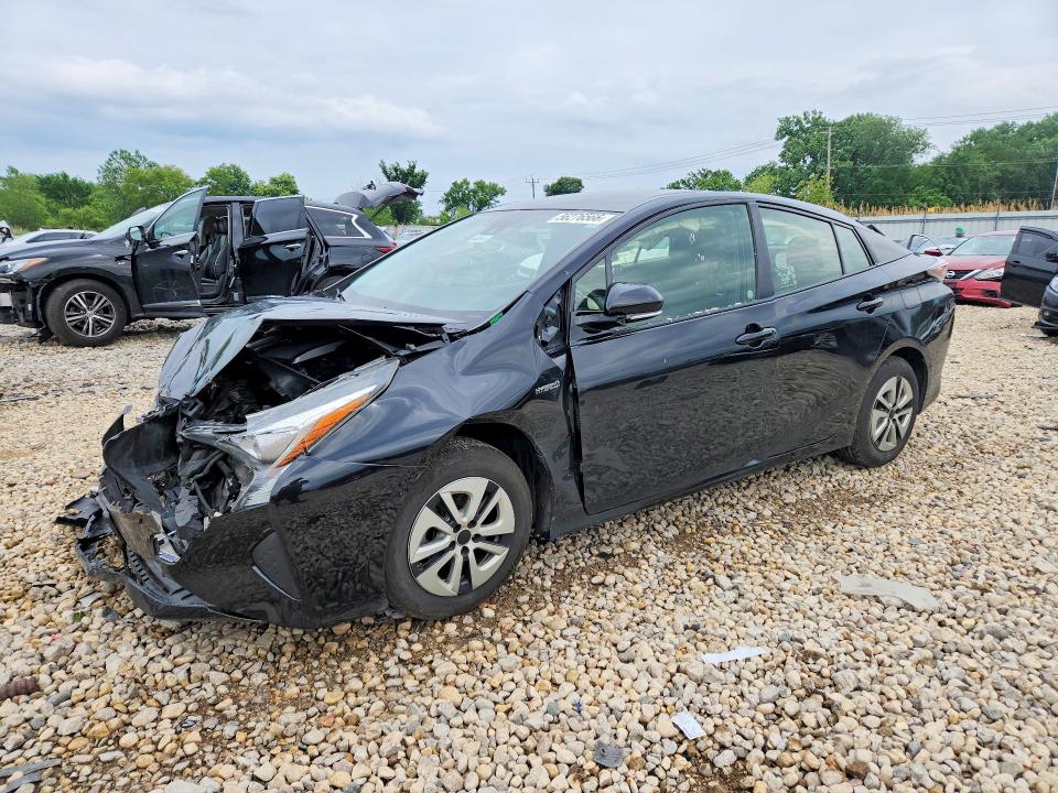 2018 Toyota Prius VIN JTDKARFU9J3551032 COPART salvage auction — FRONT END, Il - Salvage Certificate, sold $2,700 on 2026-07-31 (photo 1)