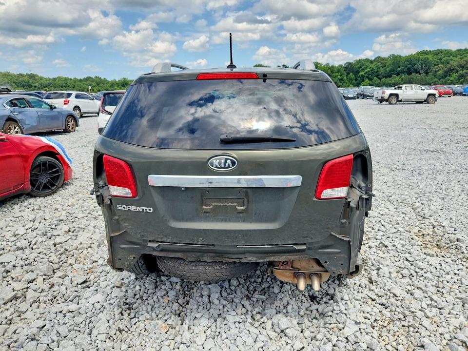 2011 Kia Sorento VIN 5XYKT3A11BG106236 COPART salvage auction — REAR END, GA - CERT OF TITLE-SALVAGE, sold $1,850 on 2026-07-30 (photo 6)
