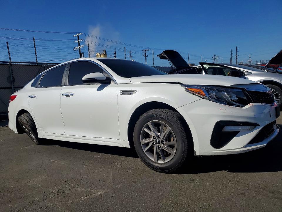 2020 Kia Optima VIN 5XXGT4L36LG409299 COPART salvage auction — REAR END, Ca - Salvage Certificate, sold $1,550 on 2026-07-27 (photo 4)