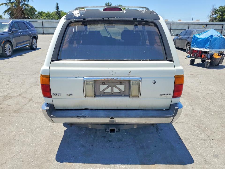 1995 Toyota 4runner VIN JT3VN29V7S0053674 COPART salvage auction — REAR END, CA - DIS/DLR/EXP ONLY CLEAN TITLE, sold $375 on 2026-07-24 (photo 6)