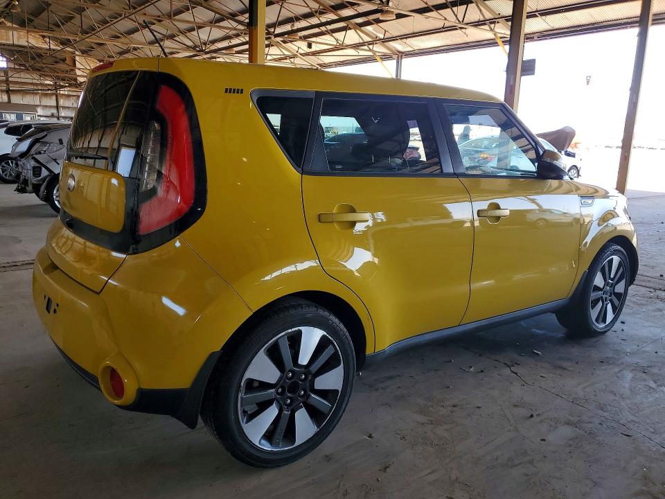 2014 Kia VIN KNDJX3A50E7043893 COPART salvage auction — FRONT END, Az - Cert Of Title - Salvage, sold $1,200 on 2026-07-06 (photo 3)