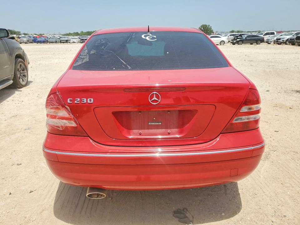 2006 Mercedes-benz C class VIN WDBRF52H56F832007 COPART salvage auction — SIDE, Tx - Salvage Vehicle Title, sold $225 on 2026-07-30 (photo 6)