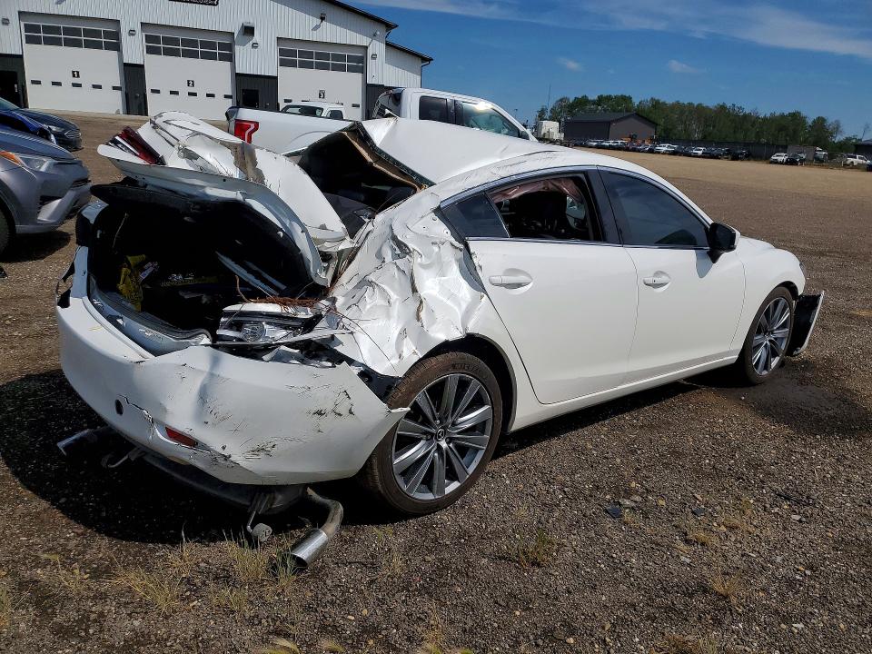 2018 Mazda 6 VIN JM1GL1WY5J1309516 COPART salvage auction — ROLLOVER, Ab - Oop - Salvage, sold $100 on 2026-07-23 (photo 3)