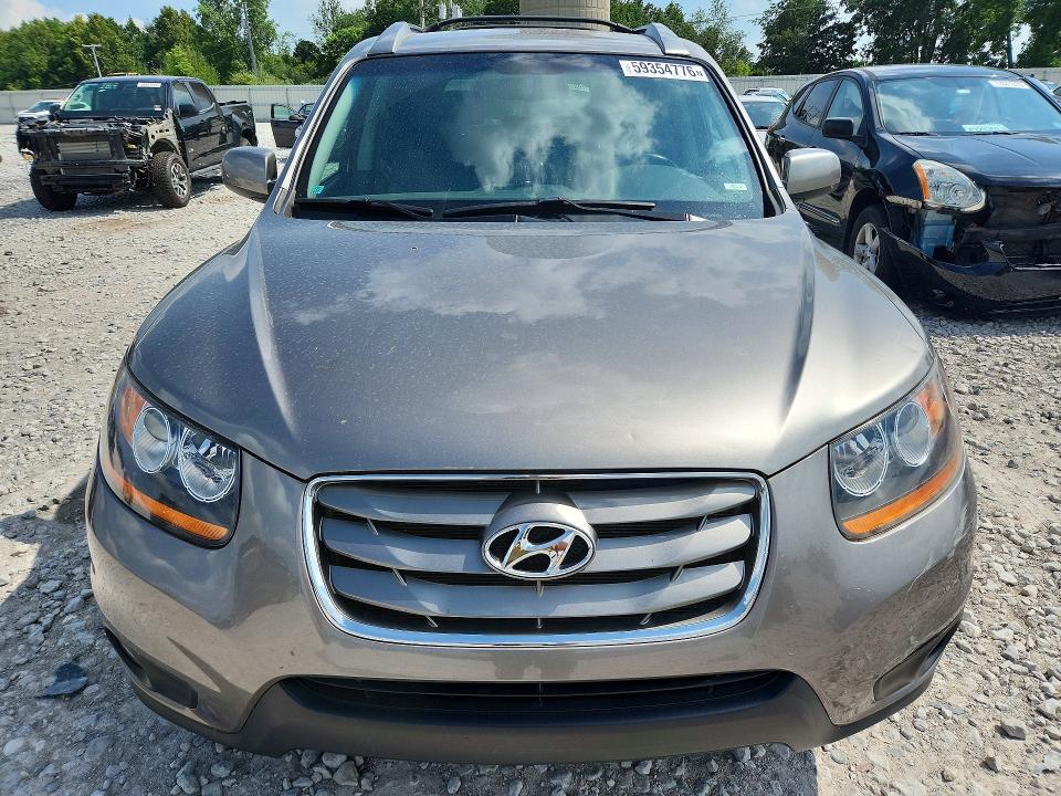 2011 Hyundai Santa fe VIN 5XYZH4AG9BG005052 COPART salvage auction — NORMAL WEAR, MI - DEALER ONLY CLEAN TITLE, sold $1,150 on 2026-07-09 (photo 5)