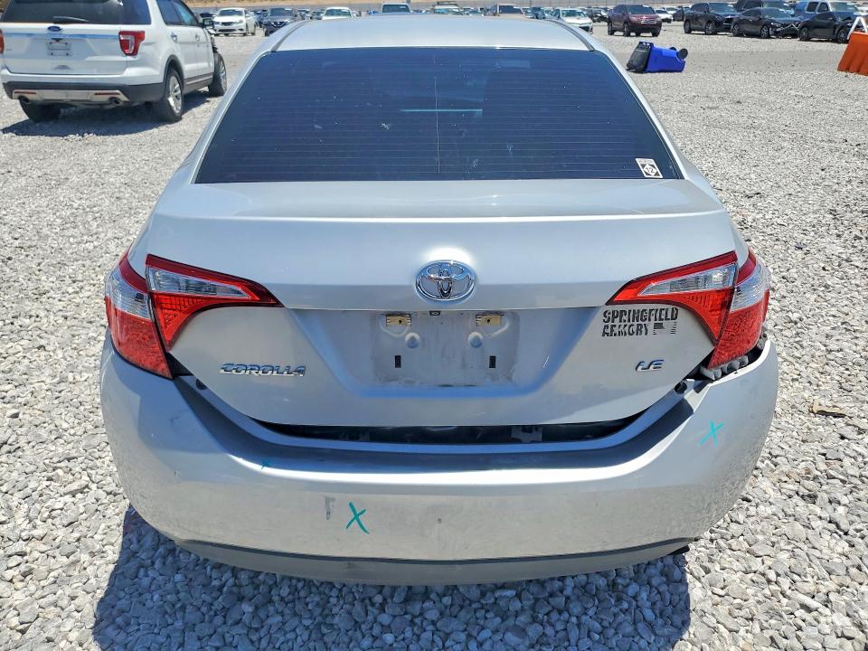 2016 Toyota VIN 5YFBURHEXGP529666 COPART salvage auction — REAR END, Nv - Salvage Title, sold $6,000 on 2026-07-20 (photo 6)
