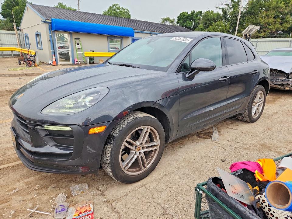 2022 Porsche Macan VIN WP1AA2A5XNLB04958 COPART salvage auction — HAIL, Ks - Cert Of Title-Salvage, sold $24,000 on 2026-09-21 (photo 1)