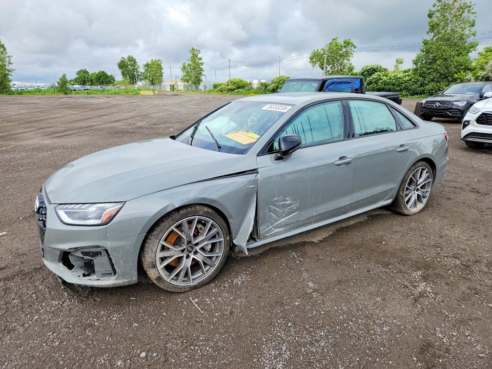 2021 Audi A4 VIN WAUEAAF48MN010445 COPART salvage auction — WATER/FLOOD, Qc - Irrecuperable, sold $6,600 on 2026-07-28 (photo 1)