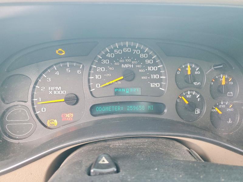 2003 Gmc Yukon VIN 1GKEC13V63R184469 COPART salvage auction — REAR END, FL - CERT OF TITLE SLVG REBUILDABLE, sold $400 on 2026-07-10 (photo 9)