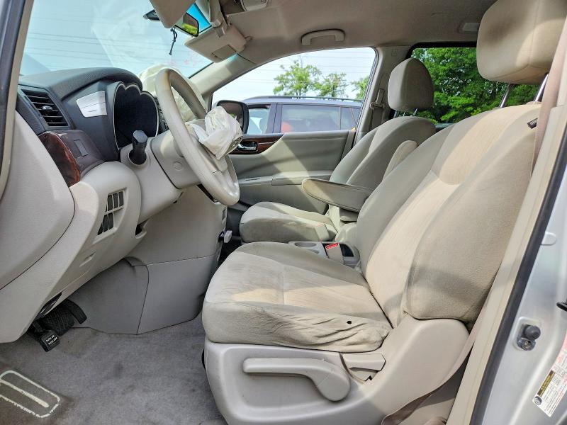 2012 Nissan Quest VIN JN8AE2KP9C9040349 COPART salvage auction — FRONT END, Md - Cert Of Salvage > 75% Damage, sold $800 on 2026-07-17 (photo 7)